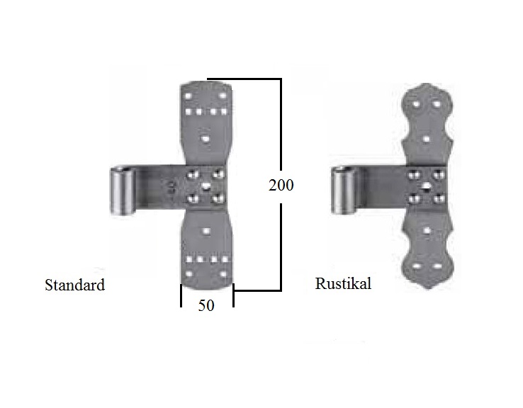 Kreuzbänder Rolle Ø13 für Innenöffner schwere Ausführung